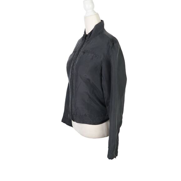 Esprit Women's Charcoal Bomber Jacket - Picture 3 of 5